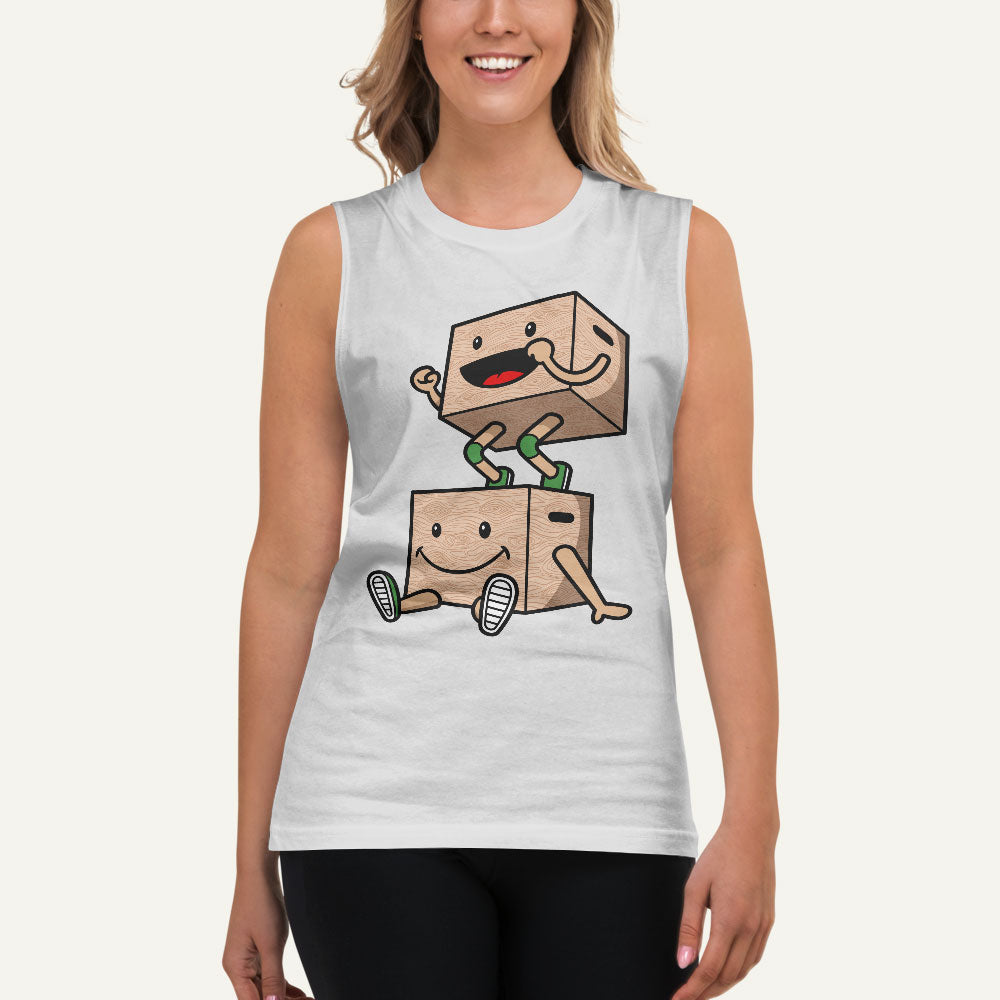 Box Jump Box Muscle Tank