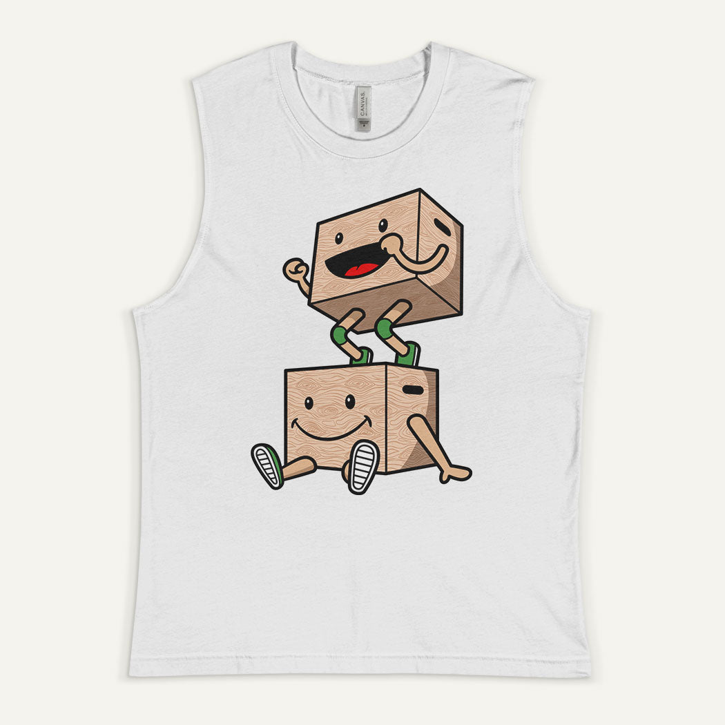Box Jump Box Men’s Muscle Tank
