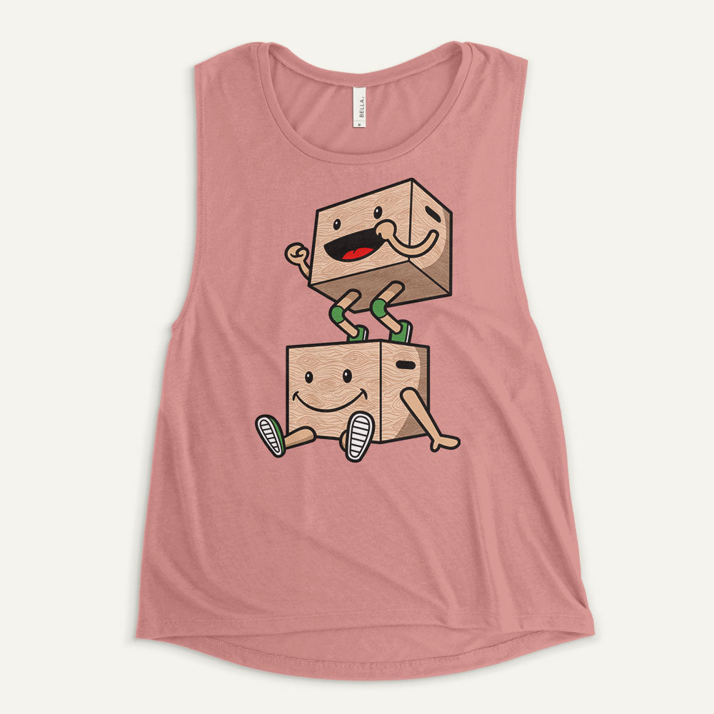 Box Jump Box Women’s Muscle Tank