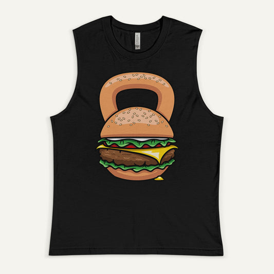 Burger Kettlebell Design Muscle Tank