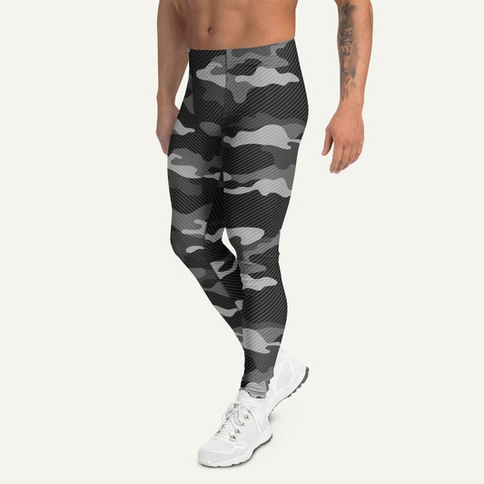 Urban Carbon Fiber Camo Men’s Leggings