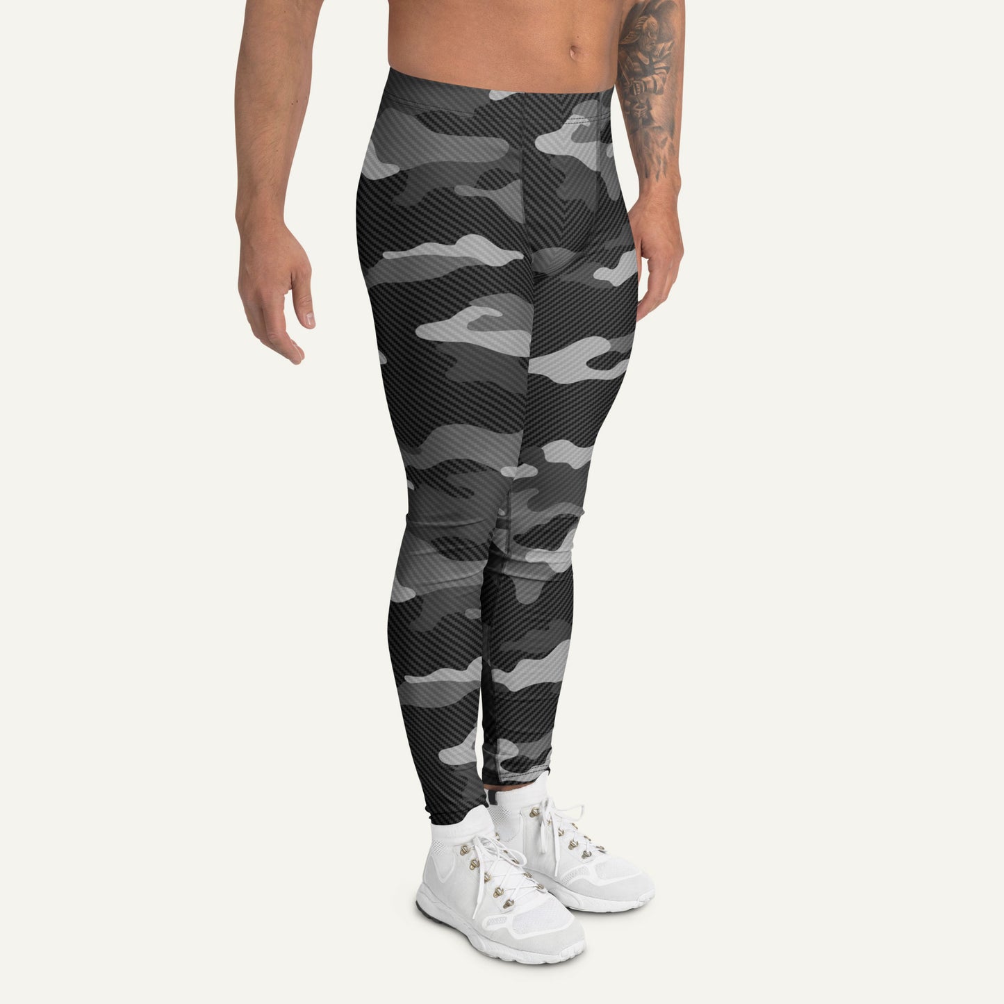 Urban Carbon Fiber Camo Men’s Leggings