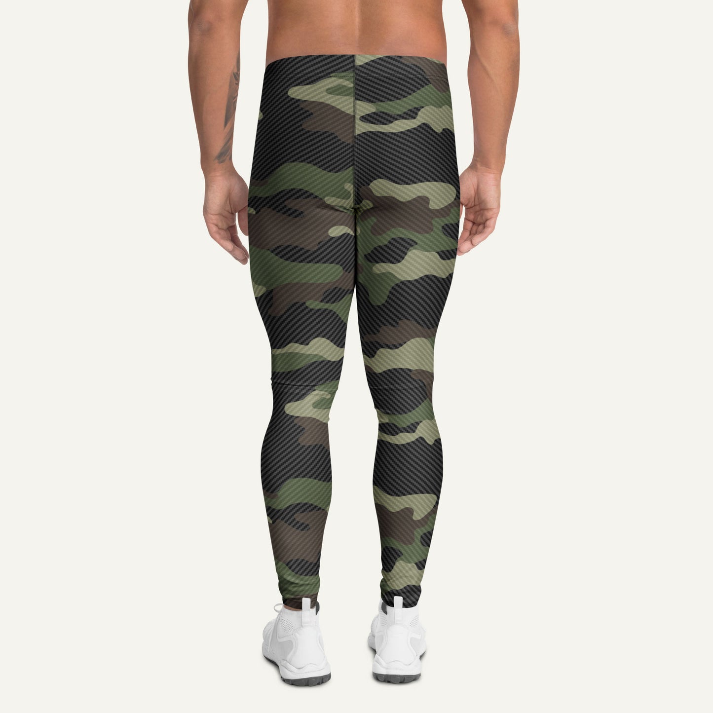 Woodland Carbon Fiber Camo Men’s Leggings