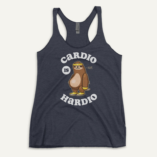 Cardio Is Hardio Racerback Tank Top
