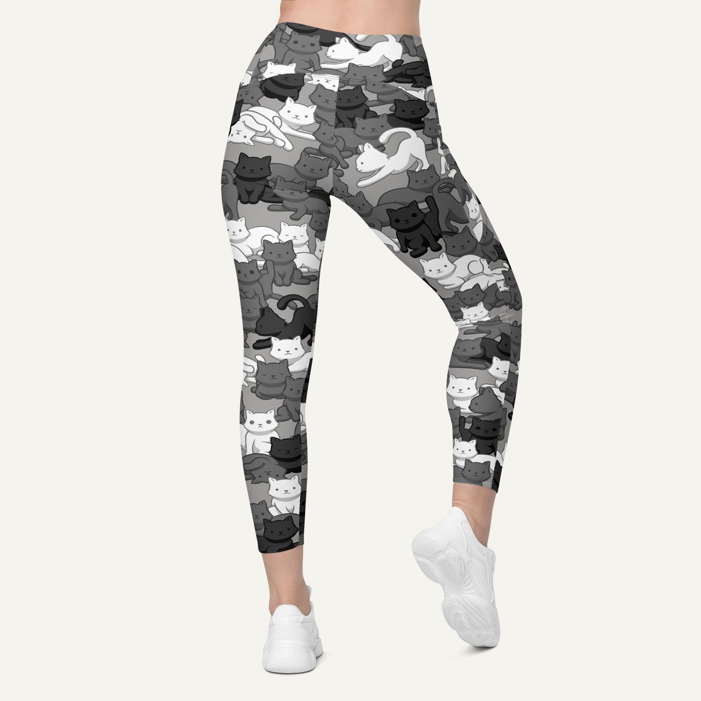 Cats Camouflage Urban Crossover Leggings With Pockets