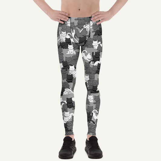 Urban Camo Cat Men's Leggings