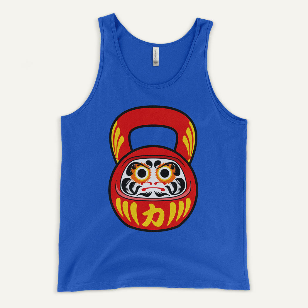 Daruma Doll Kettlebell Design Men's Tank Top