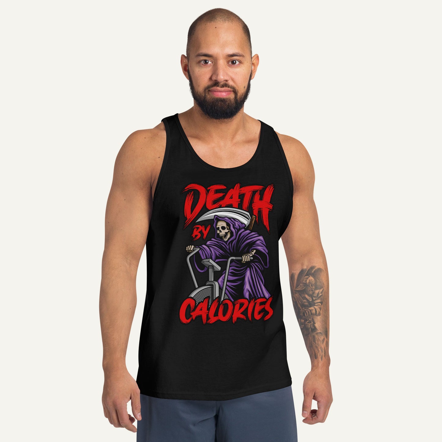 Death By Calories Men’s Tank Top