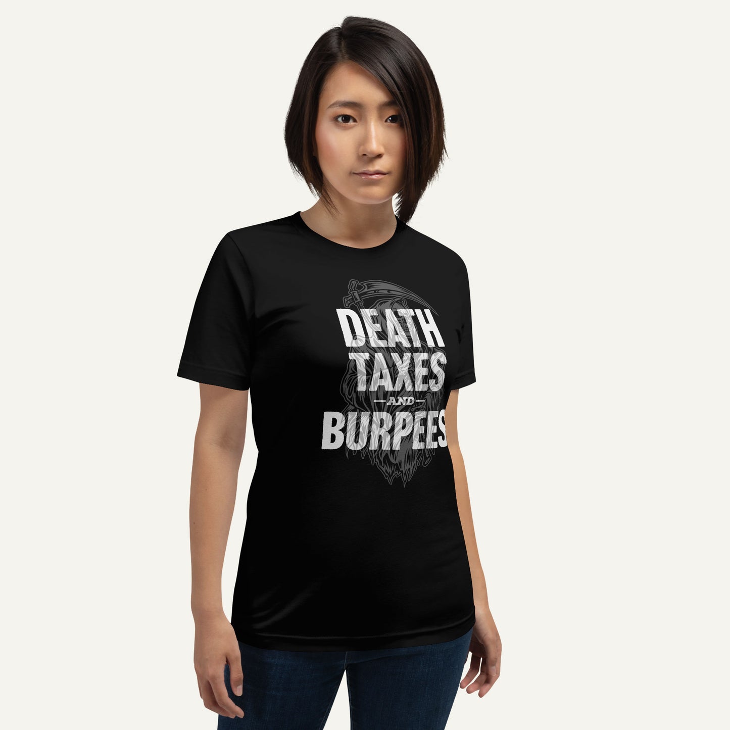 Death Taxes And Burpees Standard T-Shirt