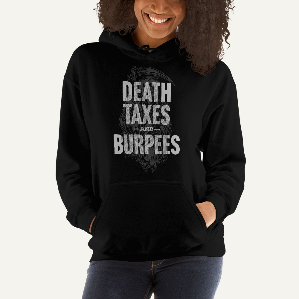 Death Taxes And Burpees Pullover Hoodie