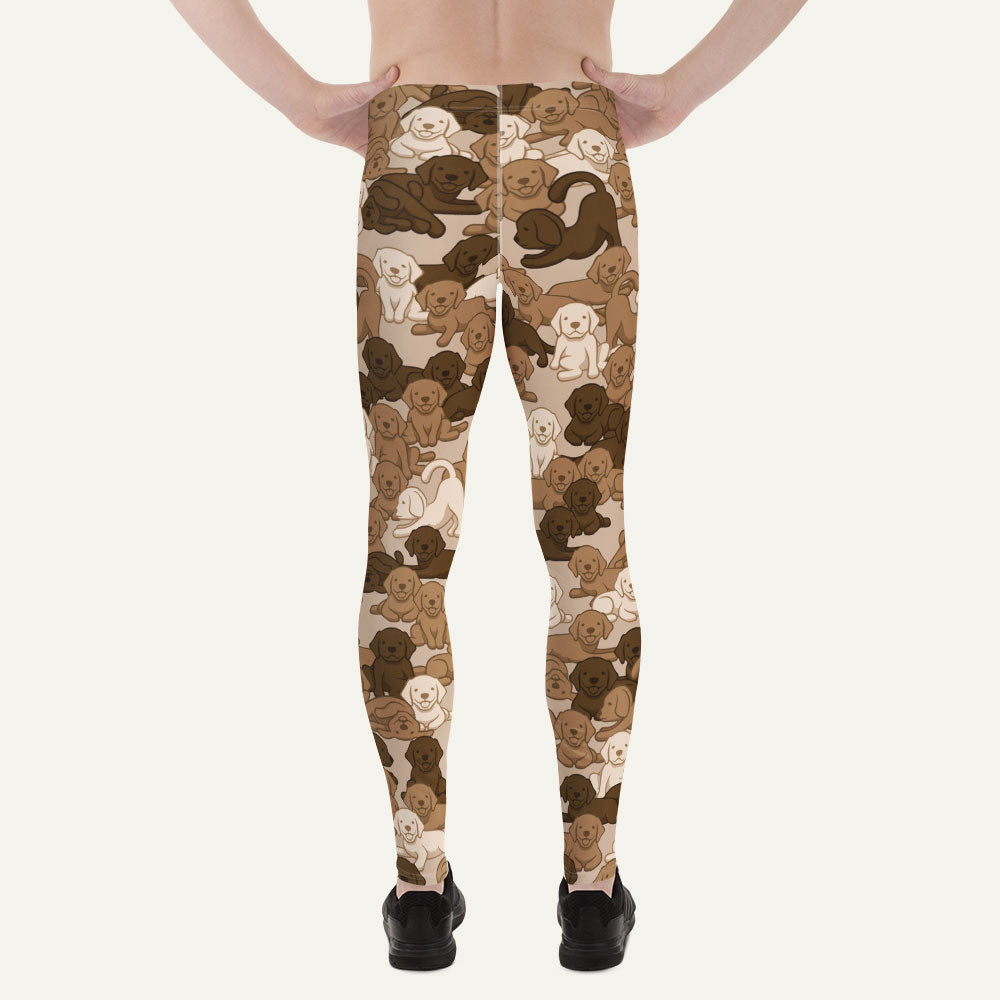 Desert Camo Dog Men's Leggings