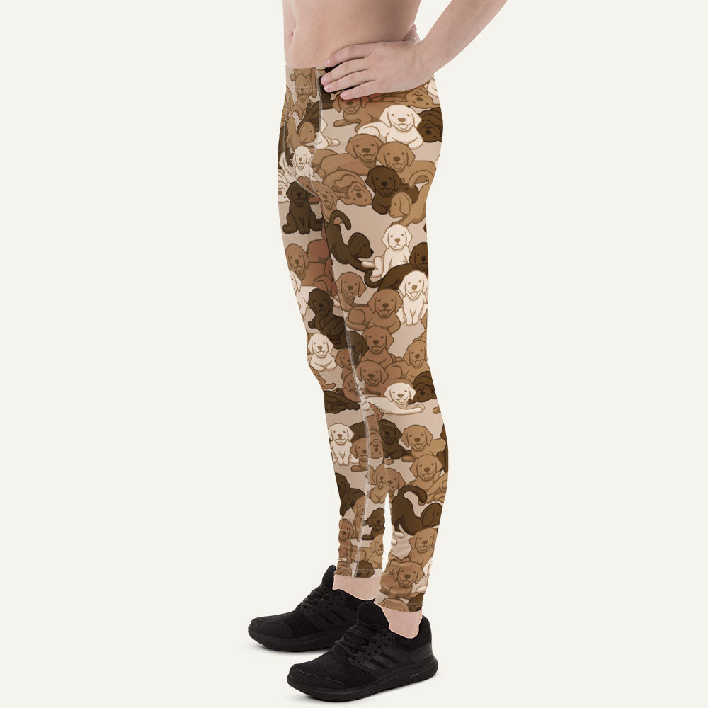 Desert Camo Dog Men's Leggings