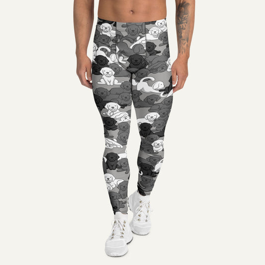 Urban Camo Dog Men's Leggings