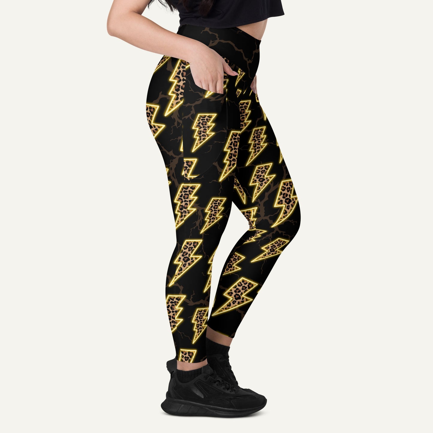 Electric Leopard Pocket Leggings