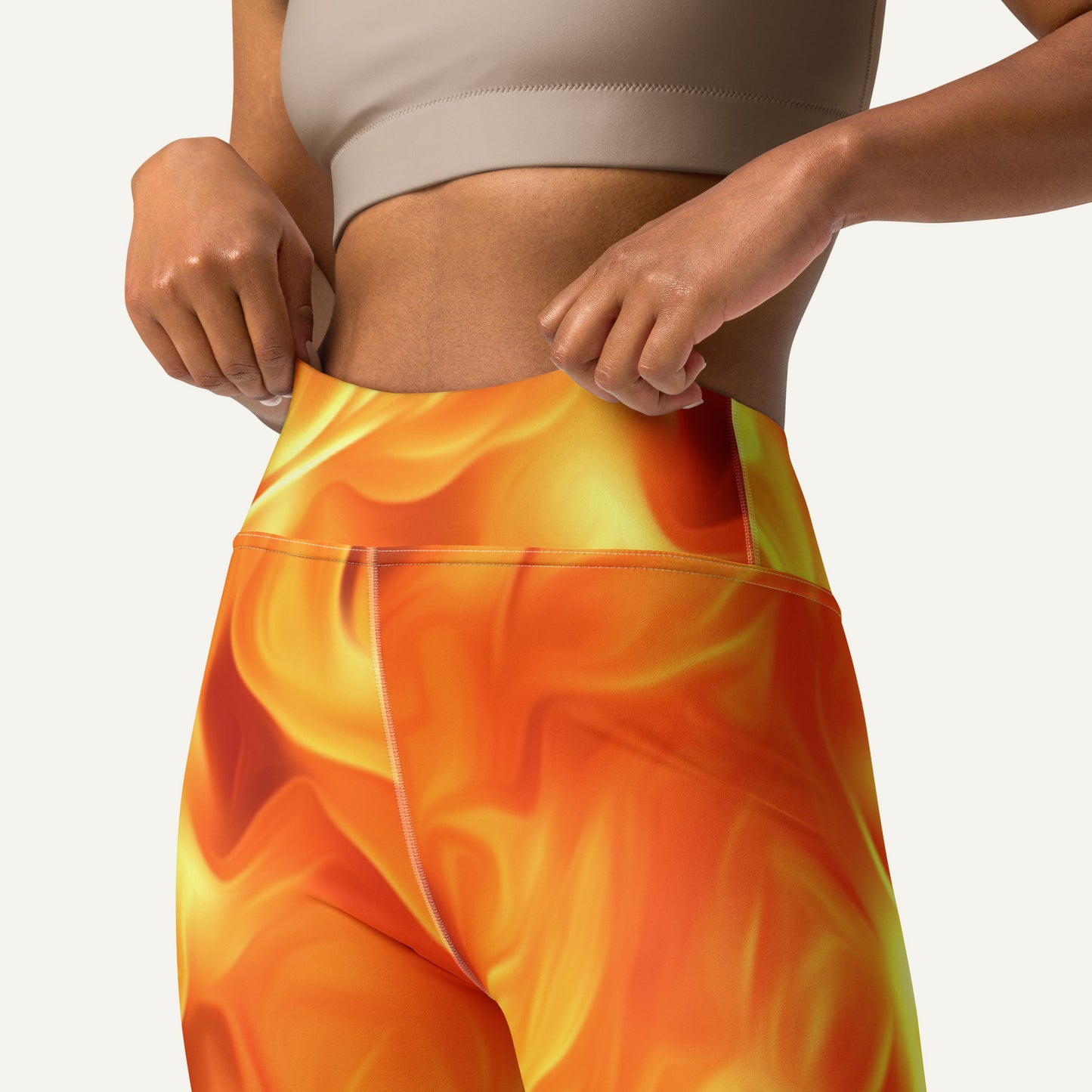 Fire High-Waisted Leggings