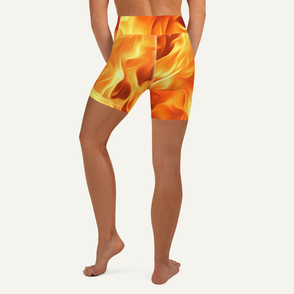 Fire High-Waisted Shorts
