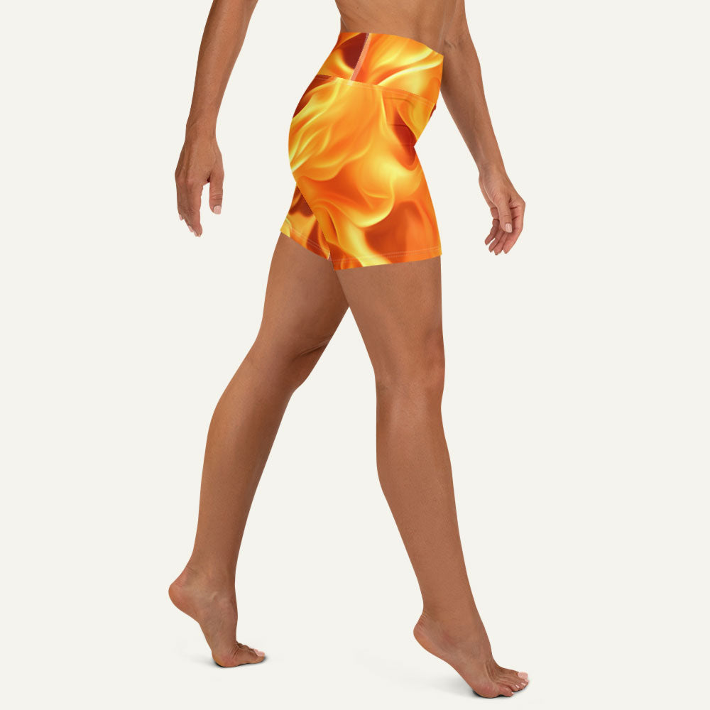 Fire High-Waisted Shorts