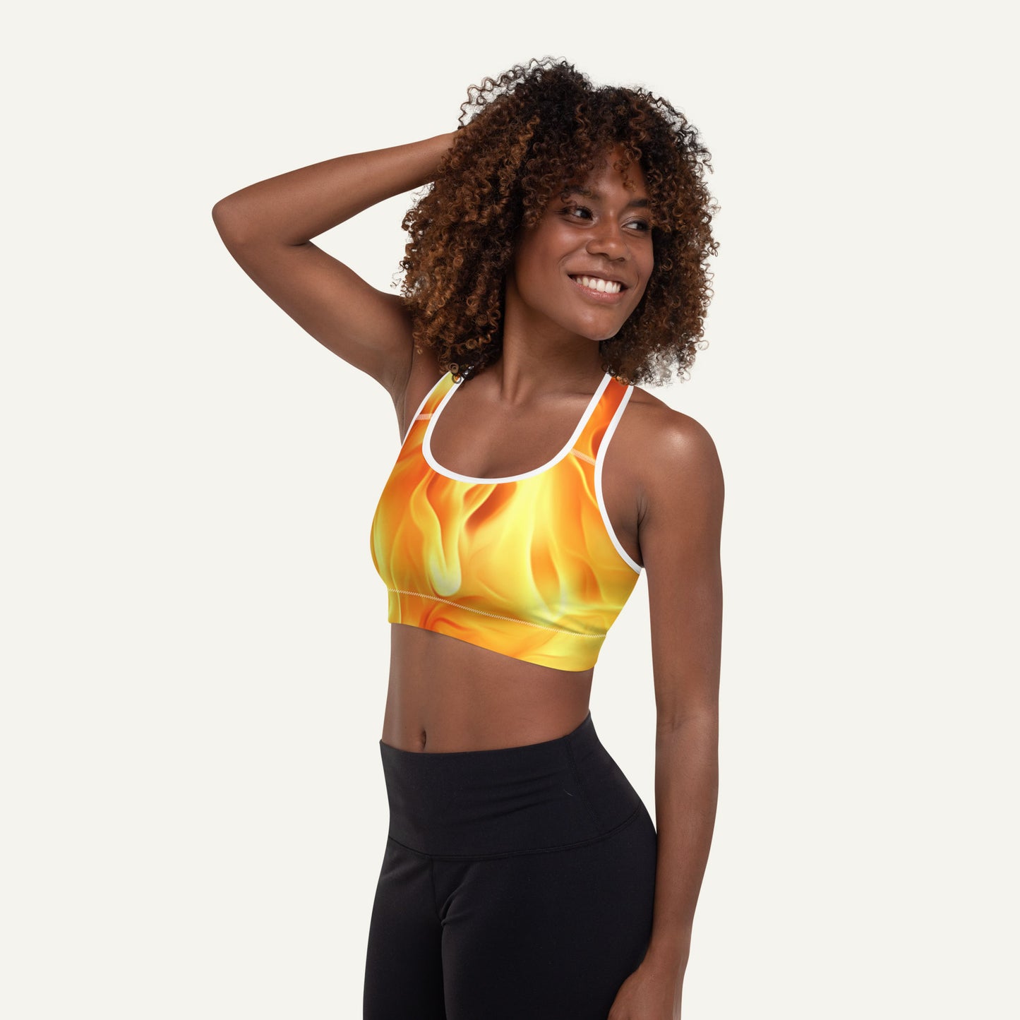 Fire Padded Sports Bra