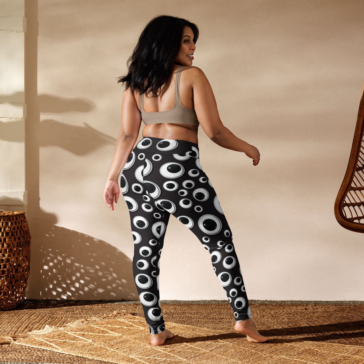 Googly Eyes High-Waisted Leggings