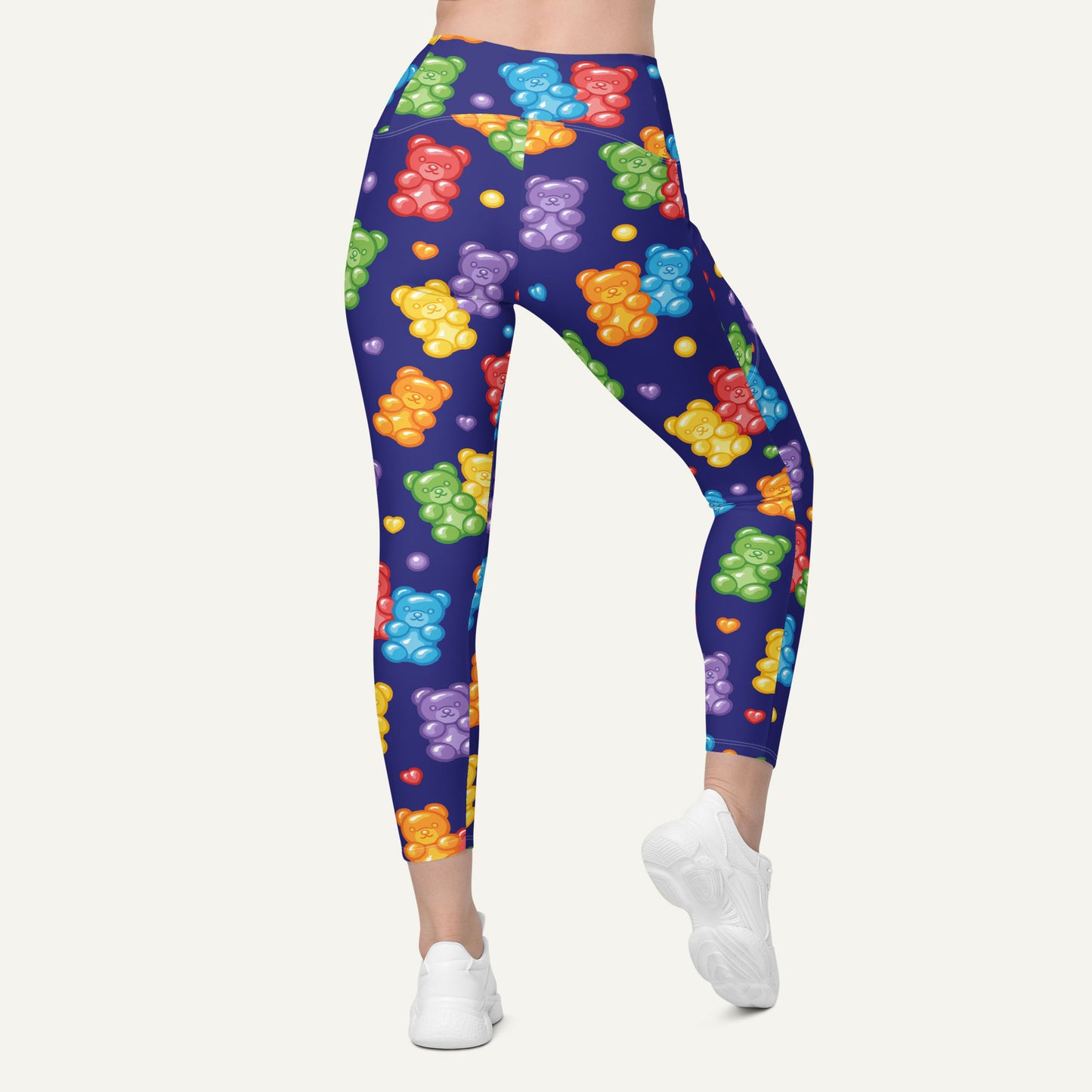 Gummy Bears Crossover Leggings With Pockets