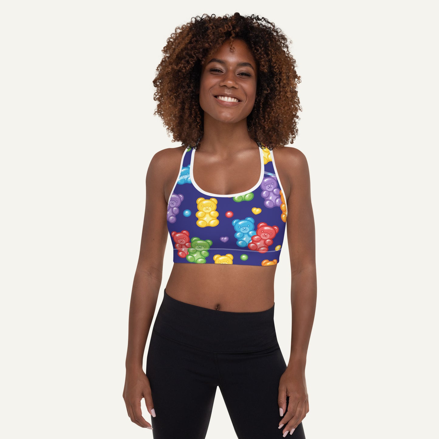 Gummy Bears Padded Sports Bra