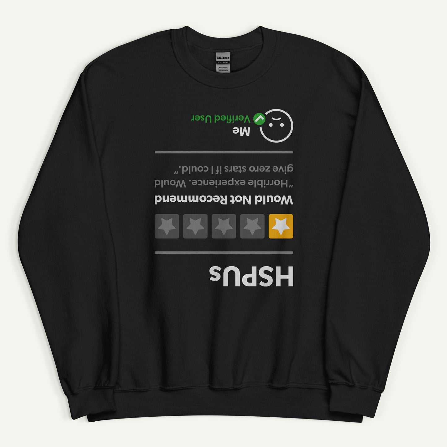 HSPUs 1 Star Would Not Recommend Sweatshirt