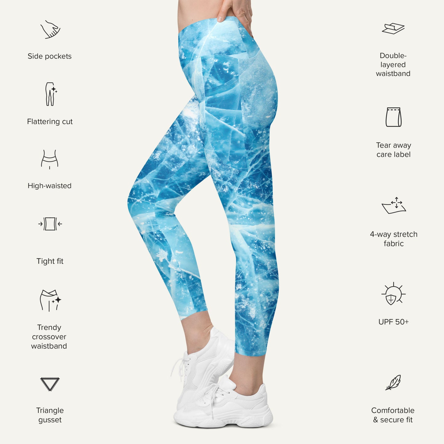 Ice Crossover Leggings With Pockets