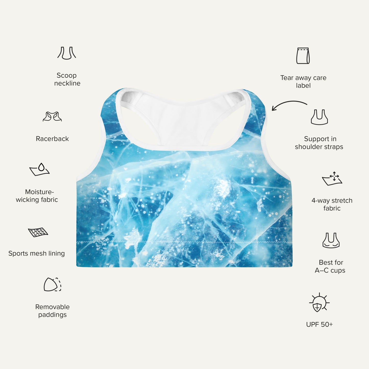 Ice Padded Sports Bra