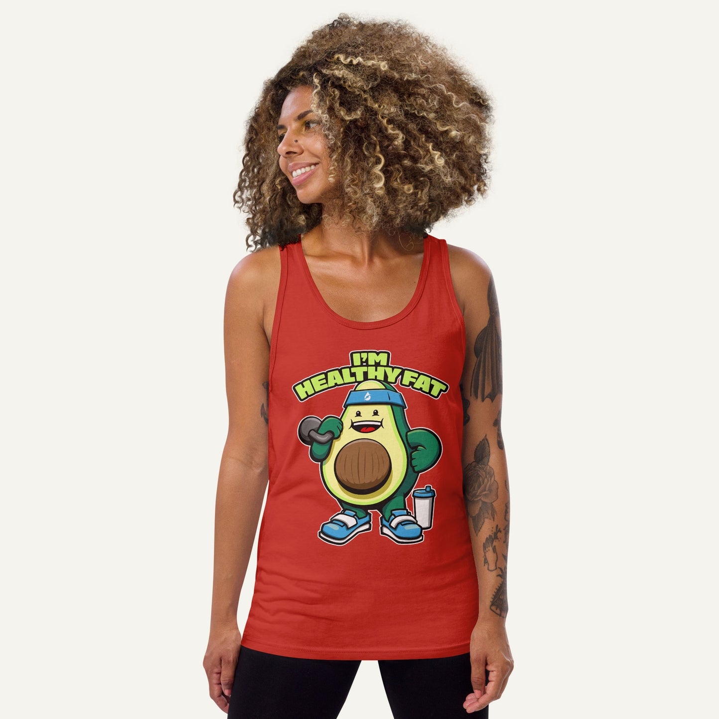 I'm Healthy Fat Avocado Men's Tank Top