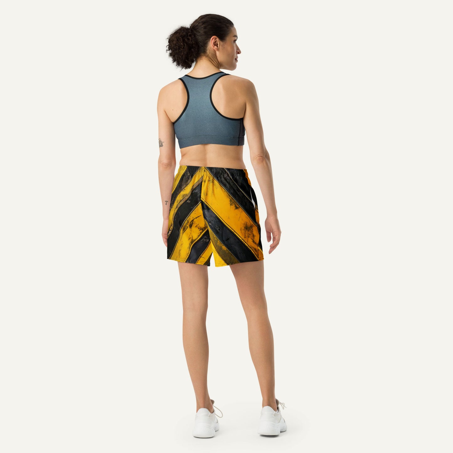 Industrial Warning Athletic Shorts