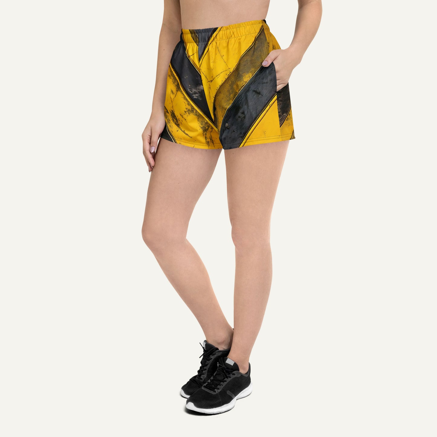 Industrial Warning Women's Athletic Shorts