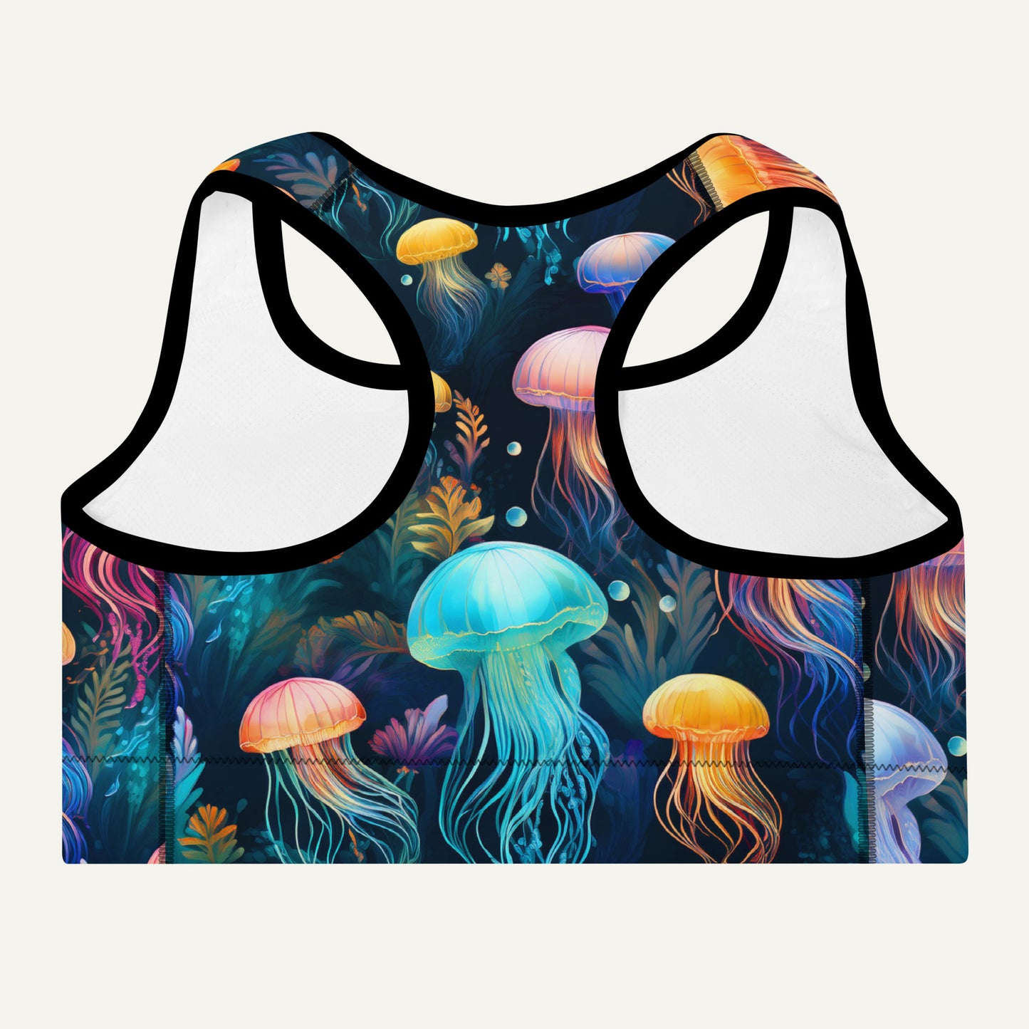 Jellyfish Attack Padded Sports Bra