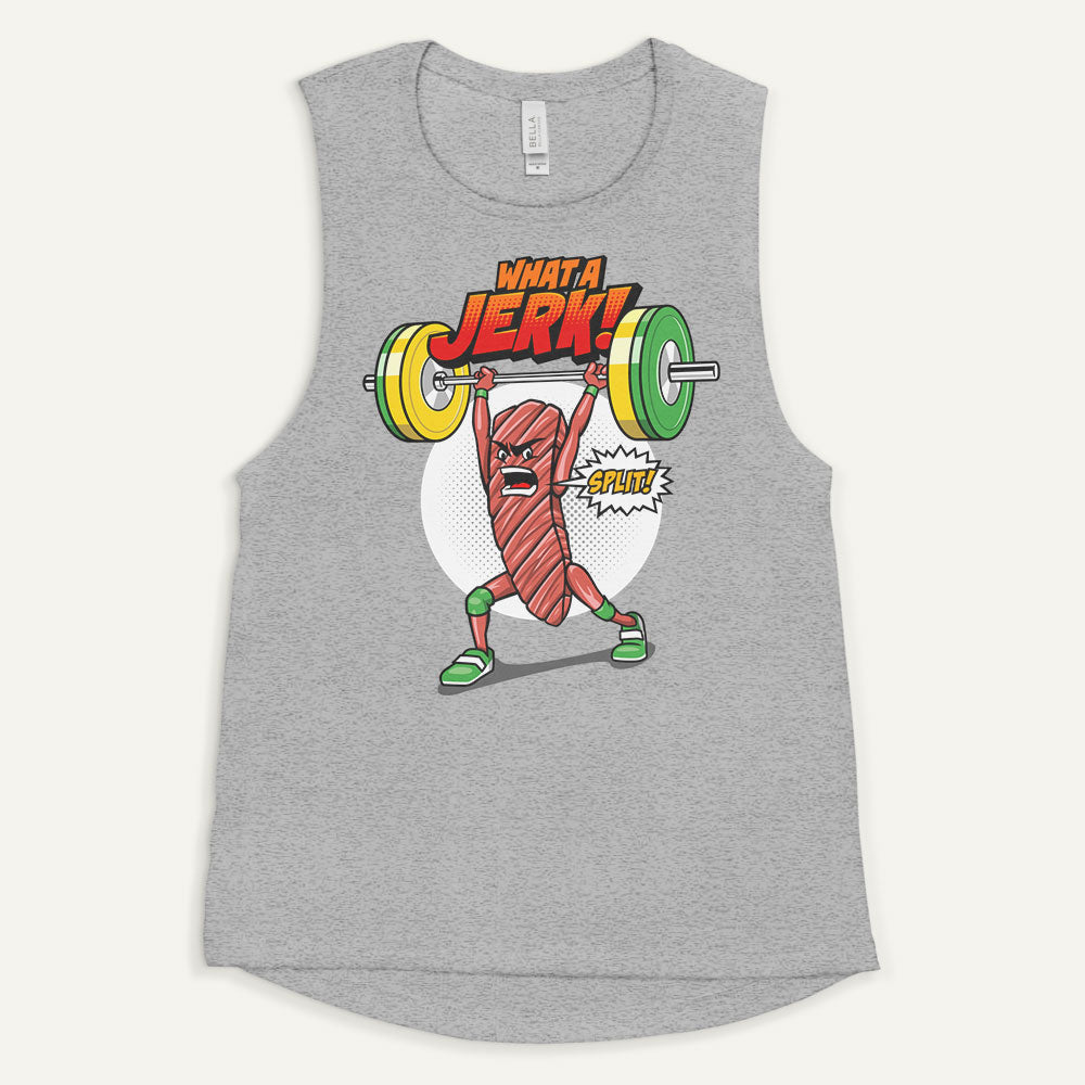 Jerk Jerky Jerking Women’s Muscle Tank
