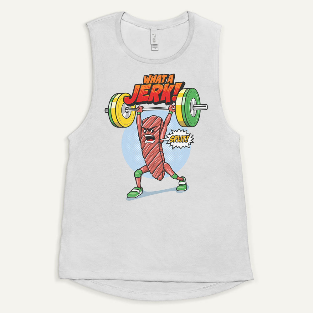 Jerk Jerky Jerking Women’s Muscle Tank