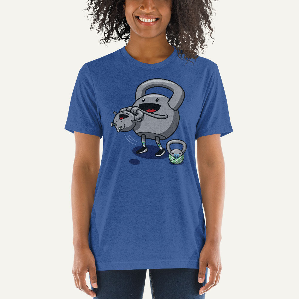Kettlebell Family Fun Triblend T-Shirt - Ministry of Sweat