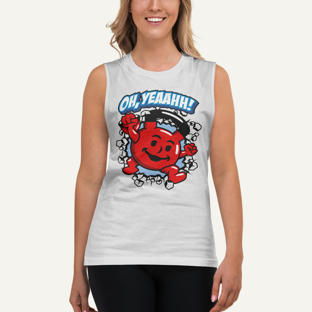Kettlebell Man Oh Yeah Muscle Tank