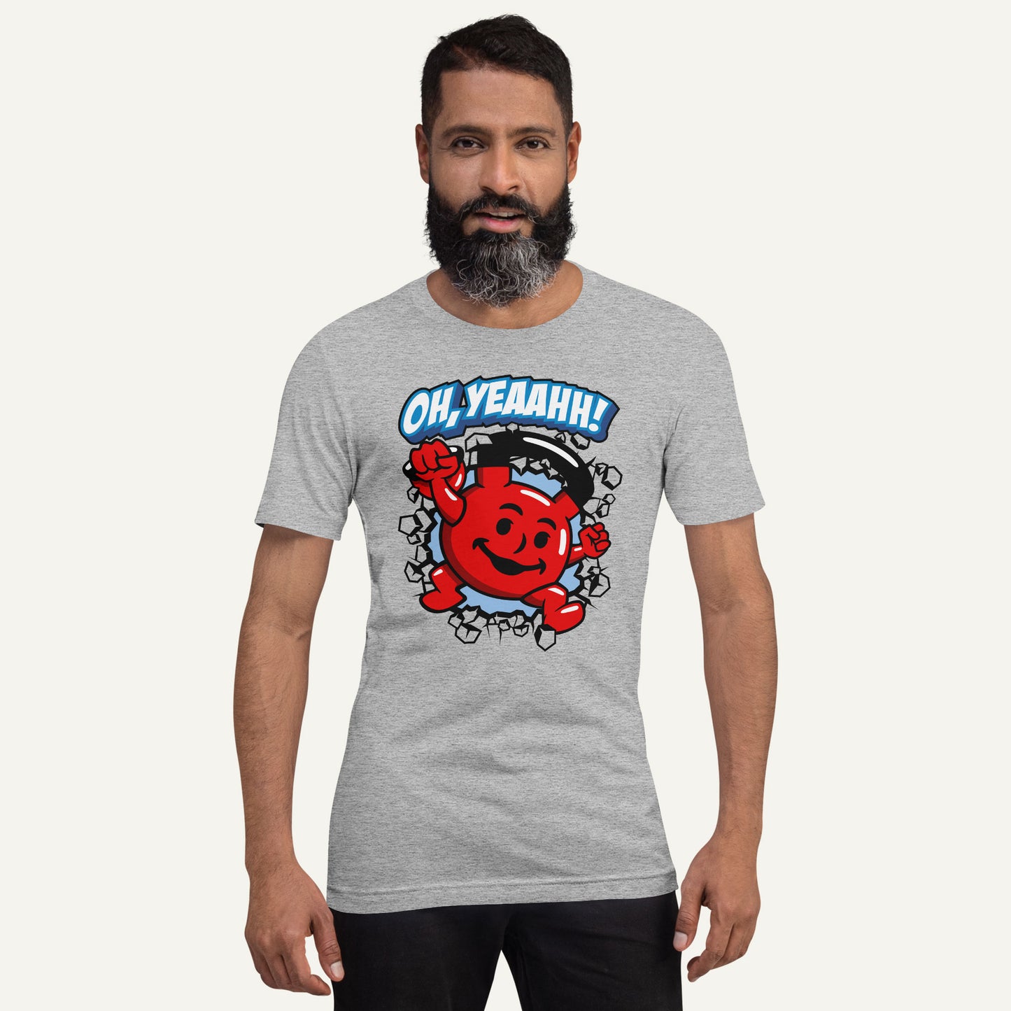 Kettlebell Man Oh Yeah Men's Standard T-Shirt