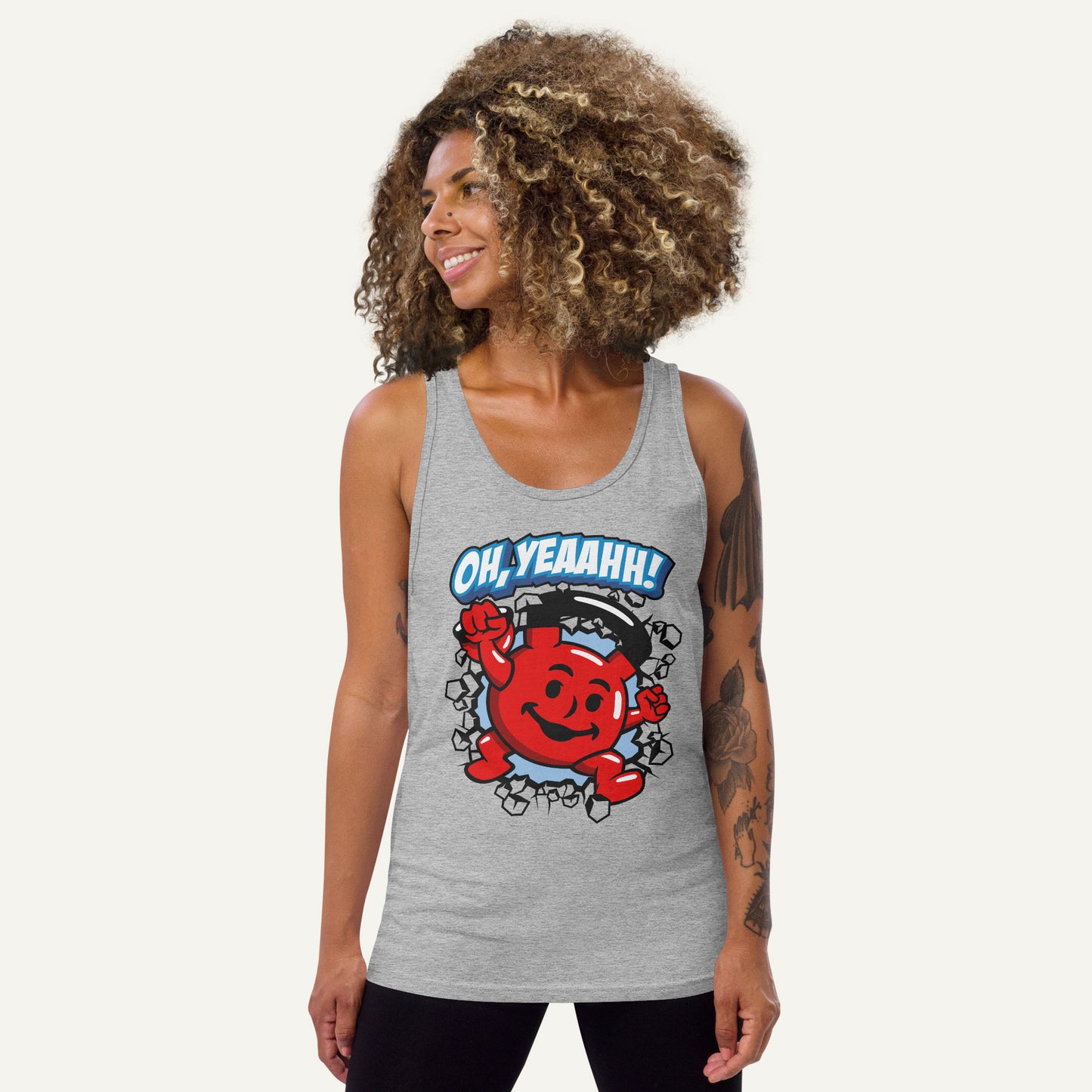 Kettlebell Man Oh Yeah Men's Tank Top