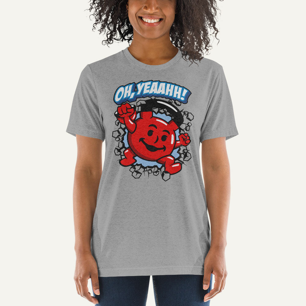Kettlebell Man Oh Yeah Triblend T-Shirt