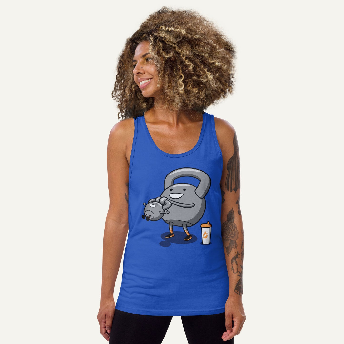 Kettlebell Swinging Baby Kettlebell Tank Top