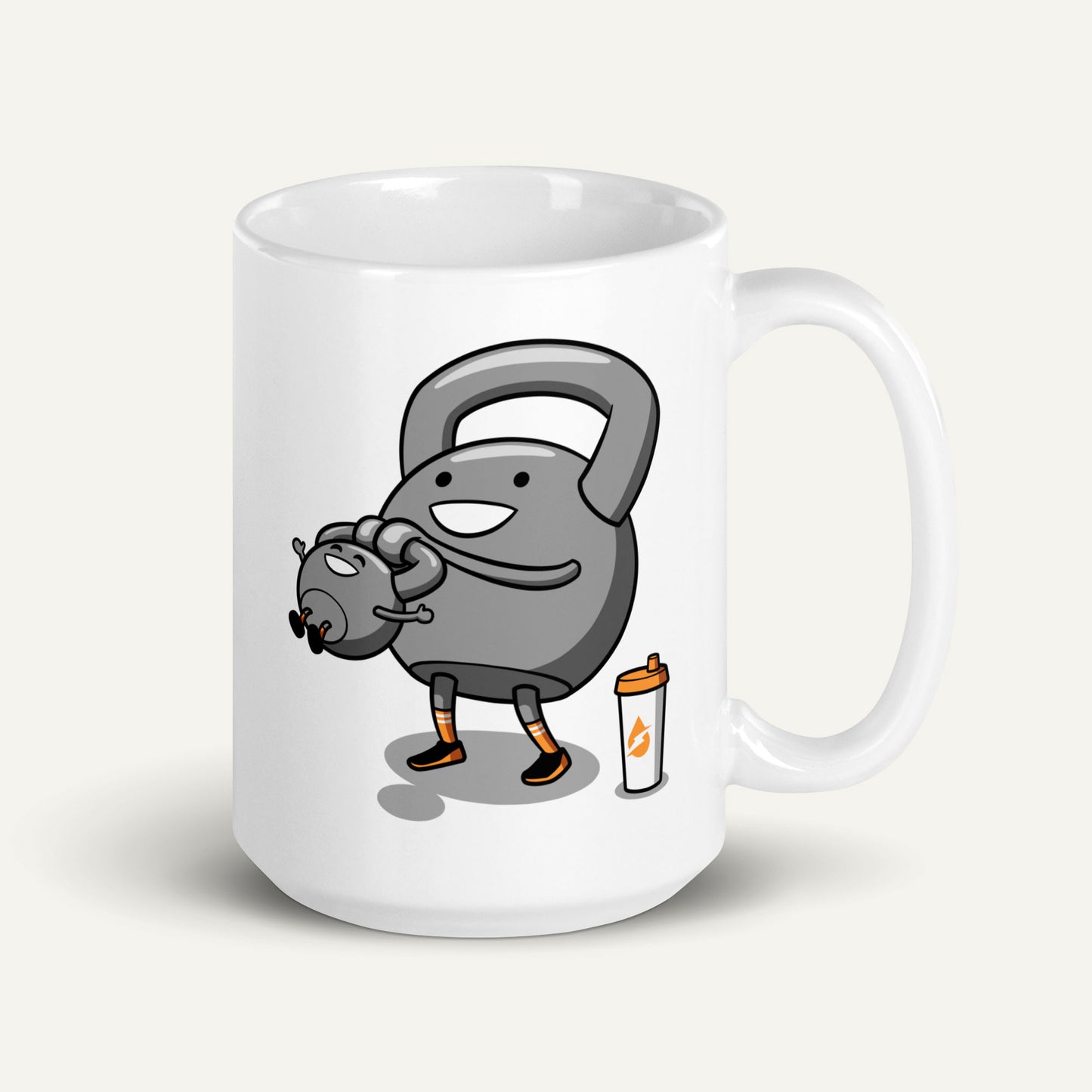 Kettlebell Swinging Baby Kettlebell Mug