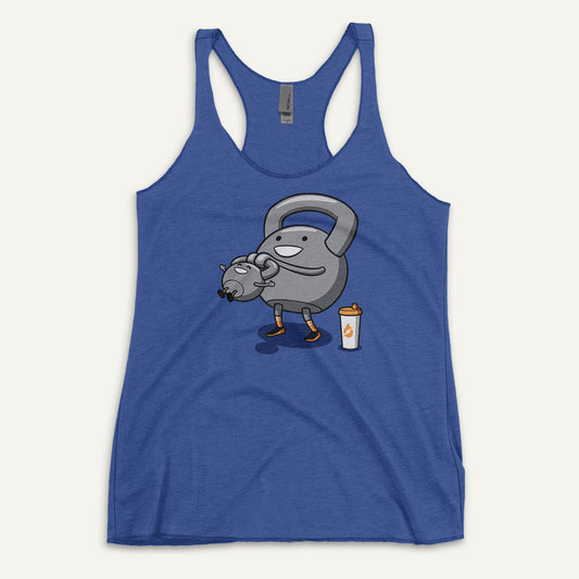 Kettlebell Swinging Baby Kettlebell Women's Tank Top