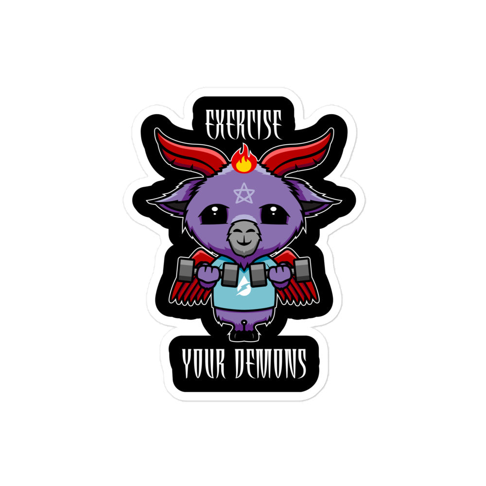 Exercise Your Demons Sticker