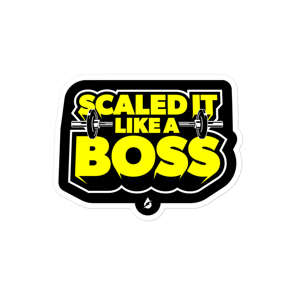 Scaled It Like A Boss Sticker