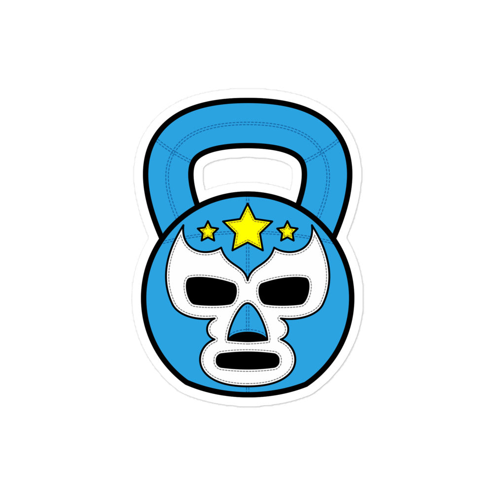 Lucha Libre Kettlebell Design Sticker