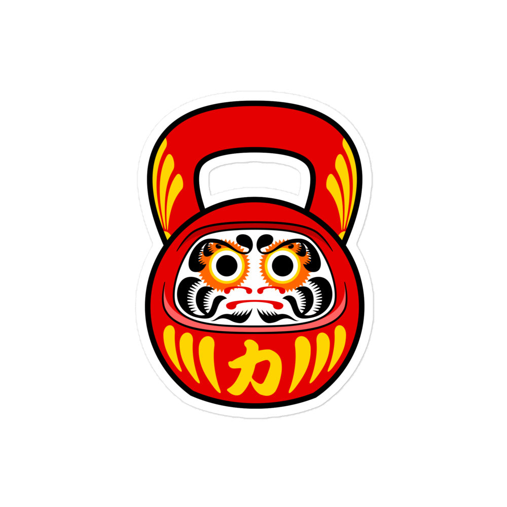Daruma Doll Kettlebell Design Sticker