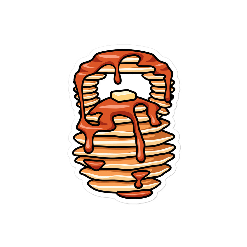 Pancakes Kettlebell Design Sticker