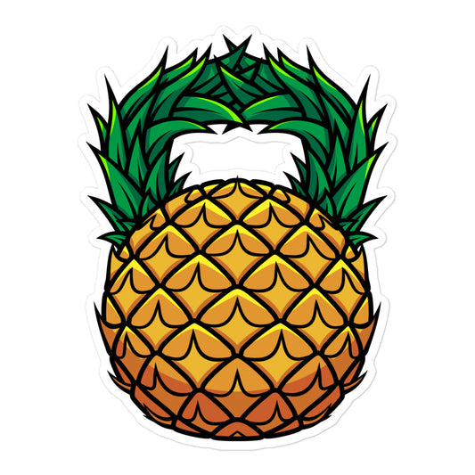 Pineapple Kettlebell Design Sticker