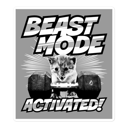 Beast Mode Activated Sticker