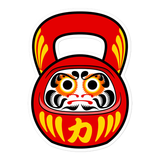 Daruma Doll Kettlebell Design Sticker